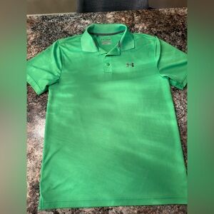 Under Armour Men's Vibrant Green Polo